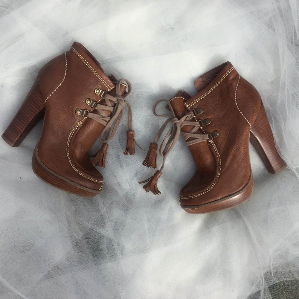 Brown Mia Tan Booties